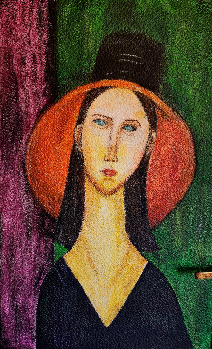 The Girl from Modigliani A quiet gaze suspended between memory and dream.